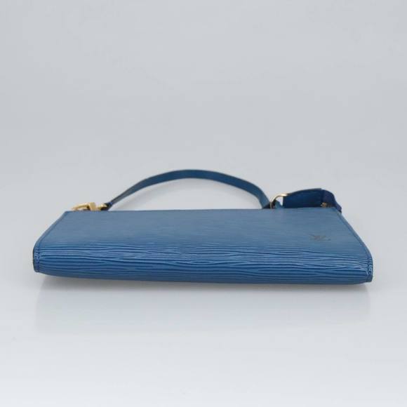 LOUIS VUITTON Epi Pochette Accessoires Pouch Vintage Blue M52985 LV Auth bs19703 - Picture 5 of 16